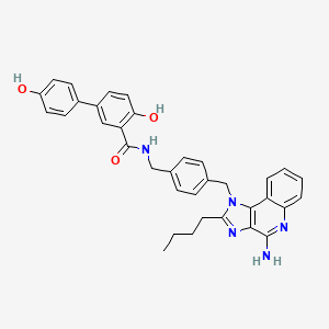 molecular formula C35H33N5O3 B14757928 IMD-biphenylC 