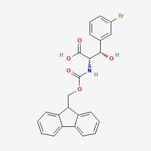 molecular formula C24H20BrNO5 B14757937 N-Fmoc-(betaS)-3-bromo-beta-hydroxy-L-Phenylalanine 