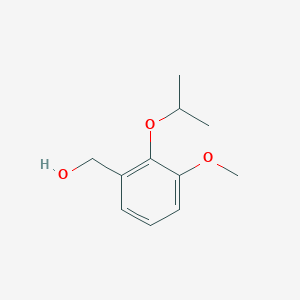 molecular formula C11H16O3 B14757945 (2-Isopropoxy-3-methoxyphenyl)methanol 