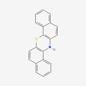 molecular formula C20H13NS B14758068 14H-Dibenzo[a,h]phenothiazine CAS No. 226-52-8