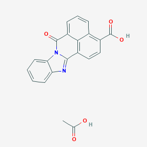 molecular formula C21H14N2O5 B147581 STO-609 acetate 