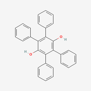 molecular formula C30H22O2 B14758150 Tetraphenylhydroquinone CAS No. 914-18-1