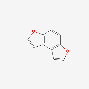 molecular formula C10H6O2 B14758274 furo[3,2-e][1]benzofuran CAS No. 210-79-7