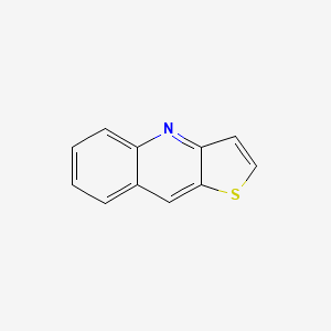 molecular formula C11H7NS B14758317 Thieno[3,2-b]quinoline CAS No. 269-62-5