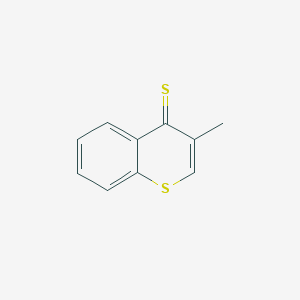 molecular formula C10H8S2 B14758361 3-Methyl-4H-1-benzothiopyran-4-thione CAS No. 1076-27-3
