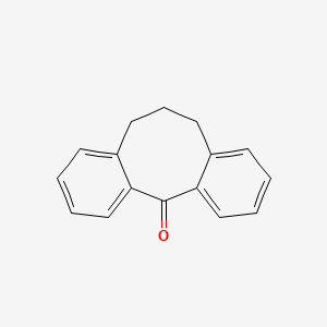 molecular formula C16H14O B14758413 Tricyclo[10.4.0.03,8]hexadeca-1(16),3,5,7,12,14-hexaen-2-one CAS No. 1022-14-6