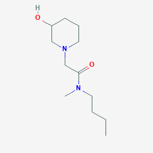 molecular formula C12H24N2O2 B1475847 N-butyl-2-(3-hydroxypiperidin-1-yl)-N-methylacetamide CAS No. 2097946-86-4