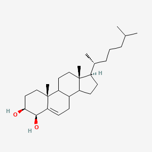 molecular formula C27H46O2 B14758478 4-ss-HYDROXYCHOLESTEROL 