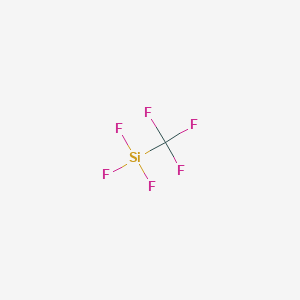 molecular formula CF6Si B14758525 Trifluoro(trifluoromethyl)silane CAS No. 335-06-8
