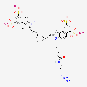 molecular formula C48H51K3N6O13S4 B14758704 Sulfo-Cyanine7.5 azide 