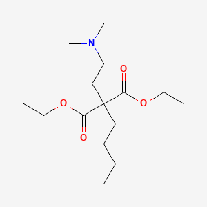 molecular formula C15H29NO4 B14758727 Diethyl butyl[2-(dimethylamino)ethyl]propanedioate CAS No. 1112-20-5