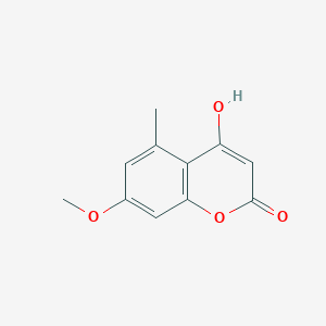 molecular formula C11H10O4 B14758748 4-Hydroxy-7-methoxy-5-methyl-2H-chromen-2-one 