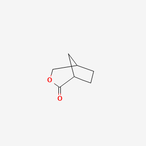 molecular formula C7H10O2 B14758776 3-Oxabicyclo[3.2.1]octan-2-one CAS No. 766-71-2