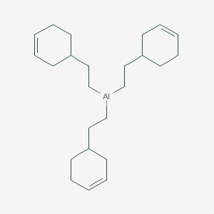 molecular formula C24H39Al B14758791 Tris[2-(cyclohex-3-en-1-yl)ethyl]alumane CAS No. 978-70-1