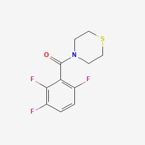 molecular formula C11H10F3NOS B14759055 Thiomorpholino(2,3,6-trifluorophenyl)methanone 