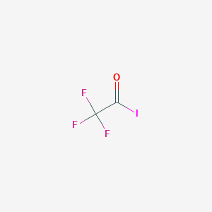 molecular formula C2F3IO B14759065 Acetyl iodide, trifluoro- CAS No. 354-36-9