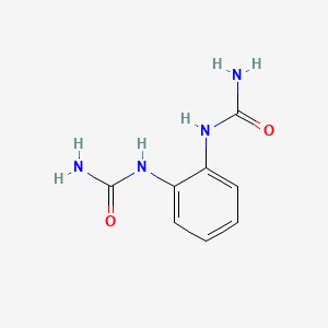 molecular formula C8H10N4O2 B14759081 Urea, N,N''-1,2-phenylenebis- CAS No. 1134-33-4