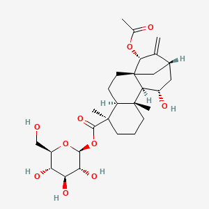 molecular formula C28H42O10 B14759107 Adenostemmoside A 