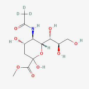 molecular formula C12H21NO9 B14759135 N-Acetylneuraminic Acid Methyl Ester-d3 