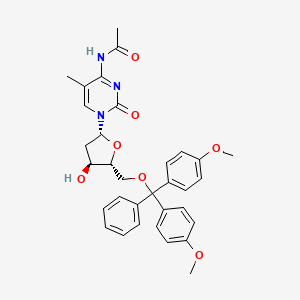 molecular formula C33H35N3O7 B14759267 N4-Acetyl-2'-deoxy-5'-O-DMT-5-methylcytidine 