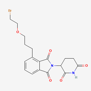 molecular formula C18H19BrN2O5 B14759376 Thalidomide-C3-O-C2-Br 