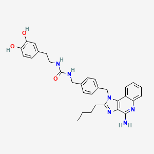 molecular formula C31H34N6O3 B14759413 IMD-catechol 
