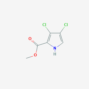 molecular formula C6H5Cl2NO2 B14759418 methyl 3,4-dichloro-1H-pyrrole-2-carboxylate 