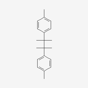 molecular formula C20H26 B14759599 Benzene, 1,1'-(1,1,2,2-tetramethyl-1,2-ethanediyl)bis[4-methyl- CAS No. 734-17-8