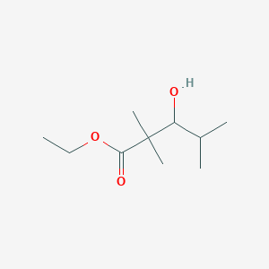 molecular formula C10H20O3 B147596 Ethyl 3-hydroxy-2,2,4-trimethylpentanoate CAS No. 7403-65-8
