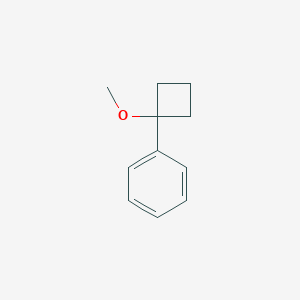 molecular formula C11H14O B14759716 (1-Methoxycyclobutyl)benzene CAS No. 1007-70-1