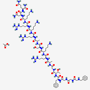 molecular formula C84H142N32O23 B14759720 UFP-101 acetate 
