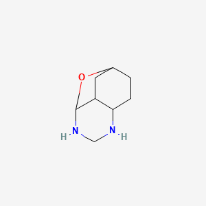molecular formula C8H14N2O B14759764 Decahydro-4,6-epoxyquinazoline CAS No. 319-63-1