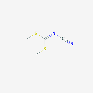 molecular formula C4H6N2S2 B147598 二甲基氰代碳酰亚胺二硫代酸酯 CAS No. 10191-60-3