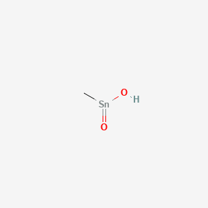 molecular formula CH4O2Sn B14759890 Hydroxymethyloxostannane CAS No. 753-61-7