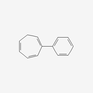 molecular formula C13H12 B14759901 2-Phenylcyclohepta-1,3,5-triene CAS No. 1541-15-7