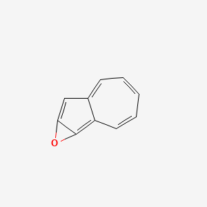 molecular formula C10H6O B14759969 Azuleno[1,2-B]oxirene CAS No. 277-81-6