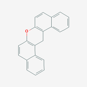 molecular formula C21H14O B14759983 14H-Dibenzo[a,j]xanthene CAS No. 224-48-6