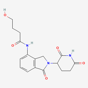 molecular formula C17H19N3O5 B14760036 Lenalidomide-CO-C3-OH 