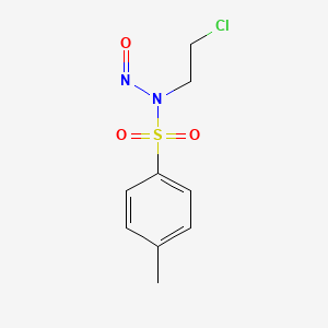 molecular formula C9H11ClN2O3S B14760110 N-(2-Chloroethyl)-N-nitroso-p-toluenesulfonamide CAS No. 834-65-1