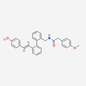 molecular formula C30H27NO3 B14760165 C1-resveratrol 