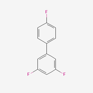 molecular formula C12H7F3 B14760213 3,4',5-Trifluoro-1,1'-biphenyl 