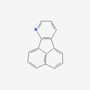 molecular formula C15H9N B14760327 7-Azafluoranthene CAS No. 206-49-5