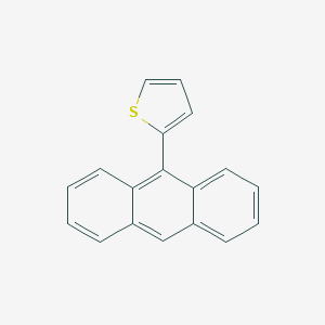 molecular formula C18H12S B14760335 2-(Anthracen-9-yl)thiophene CAS No. 1689-07-2