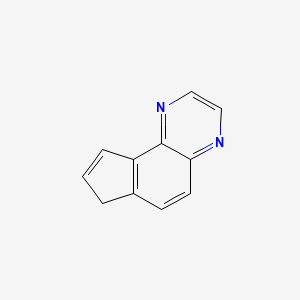 molecular formula C11H8N2 B14760342 7H-Cyclopenta[f]quinoxaline CAS No. 233-19-2