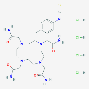molecular formula C24H41Cl4N9O4S B14760380 p-SCN-Bn-TCMC HCl 