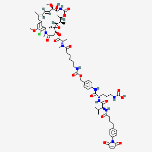 molecular formula C71H92ClN9O19 B14760398 MPB-vc-PAB-DM1 