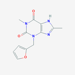 molecular formula C12H12N4O3 B147604 Furafylline CAS No. 80288-49-9
