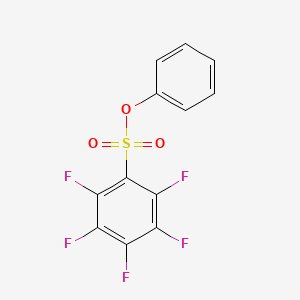 molecular formula C12H5F5O3S B14760551 Phenyl pentafluorobenzenesulfonate CAS No. 793-75-9