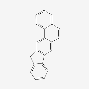molecular formula C21H14 B14760709 12H-Indeno[1,2-b]phenanthrene CAS No. 248-83-9