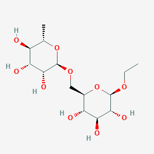 molecular formula C14H26O10 B14760781 Ethyl 6-O-(6-deoxy--L-mannopyranosyl)--D-glucopyranoside 